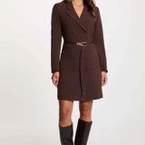 Morgan - Blazer jurkje bruin MTAYLOR