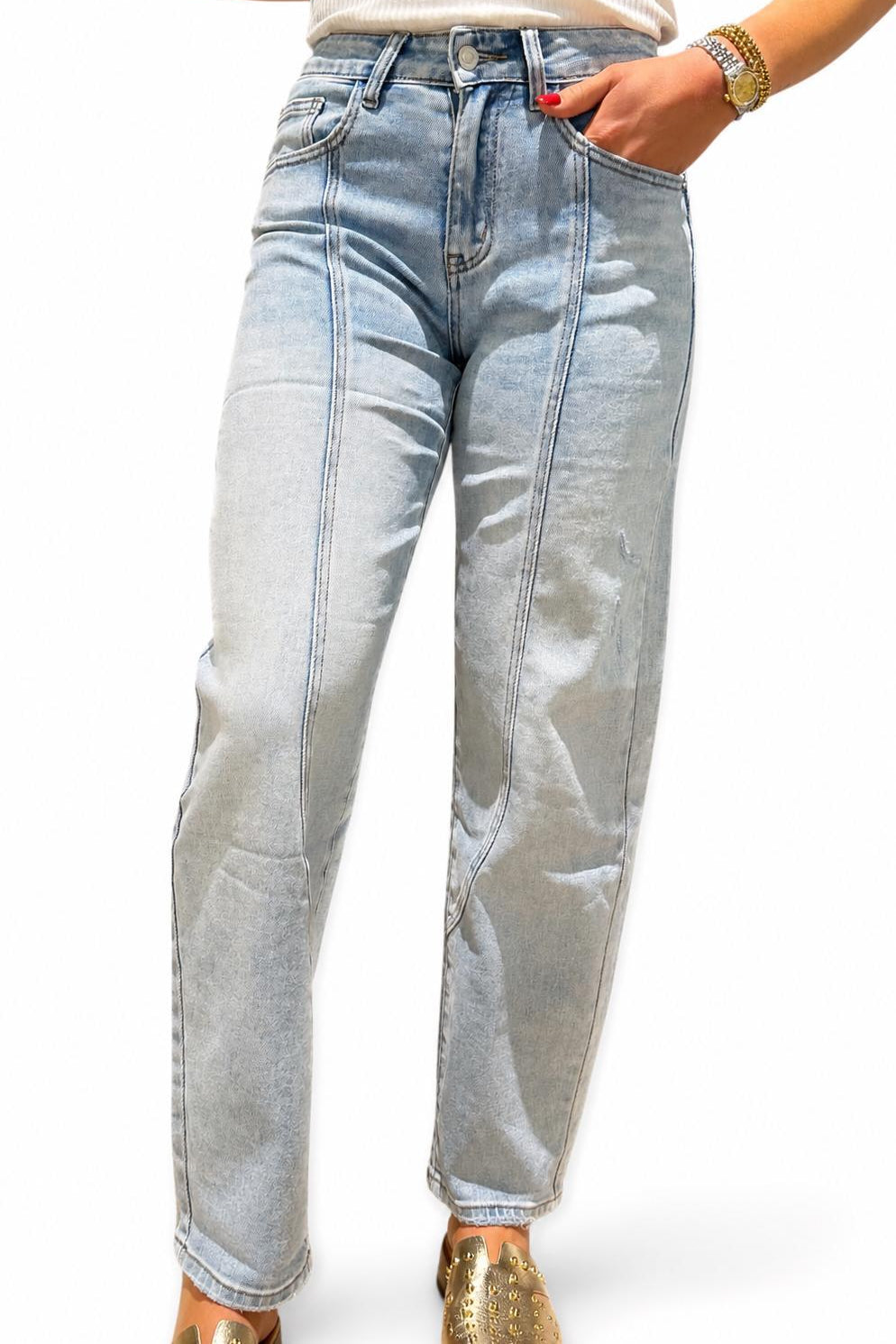Jeans - Boyfriend Light blue Yaya