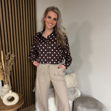 Blouse - Fleur Brown