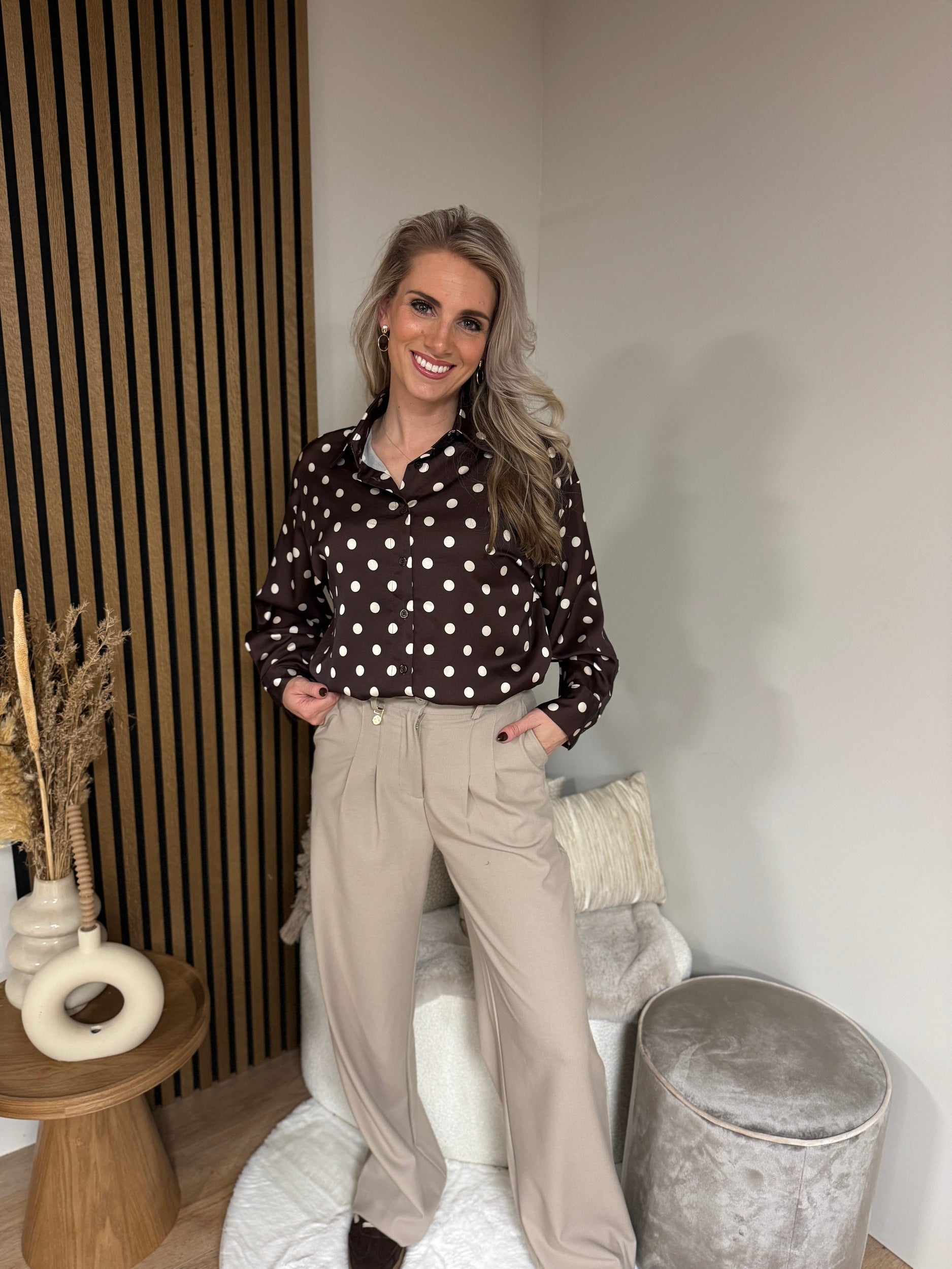 Blouse - Fleur Brown