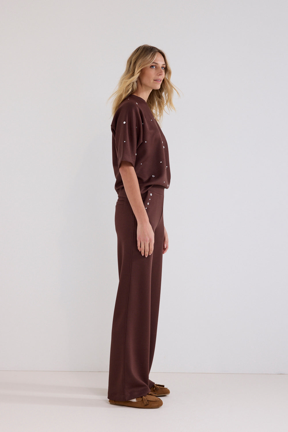 Tramontana - Sweat trousers chocolade bruin