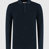 Pure Path - Structure Knitwear Longsleeve Polo