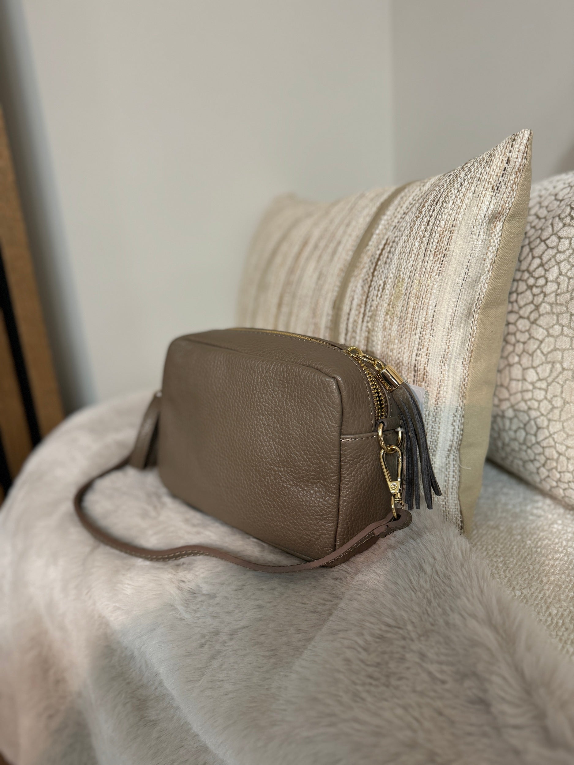  Leather Bag - Jaimy Taupe