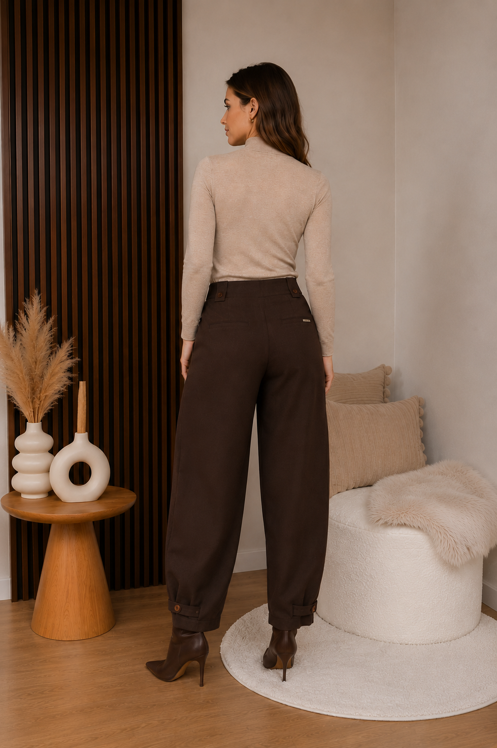 Maicazz - Sevilla Barrel Broek Bruin