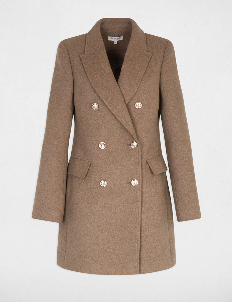 Morgan - Mantel Jas GCHA Taupe