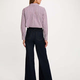 Morgan -  Blouse Gestreept met strass-steentjes 