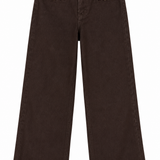 Jeans - Wide Leg met gespjes Demi Bruin