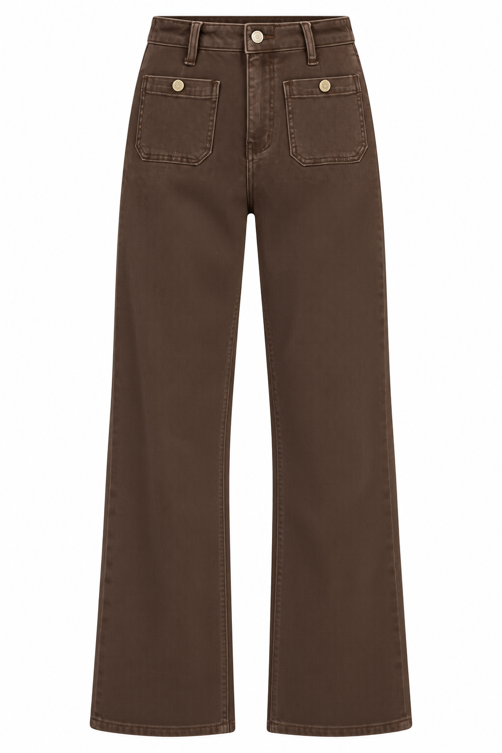 Jeans - Wide leg Rose Bruin