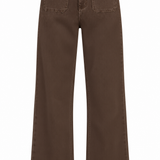 Jeans - Wide leg Rose Bruin