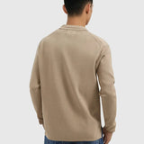 Pure Path - Braided Knit Polo Taupe