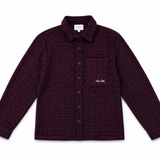 Pure Path - Overshirt Bordeaux zwart geruit