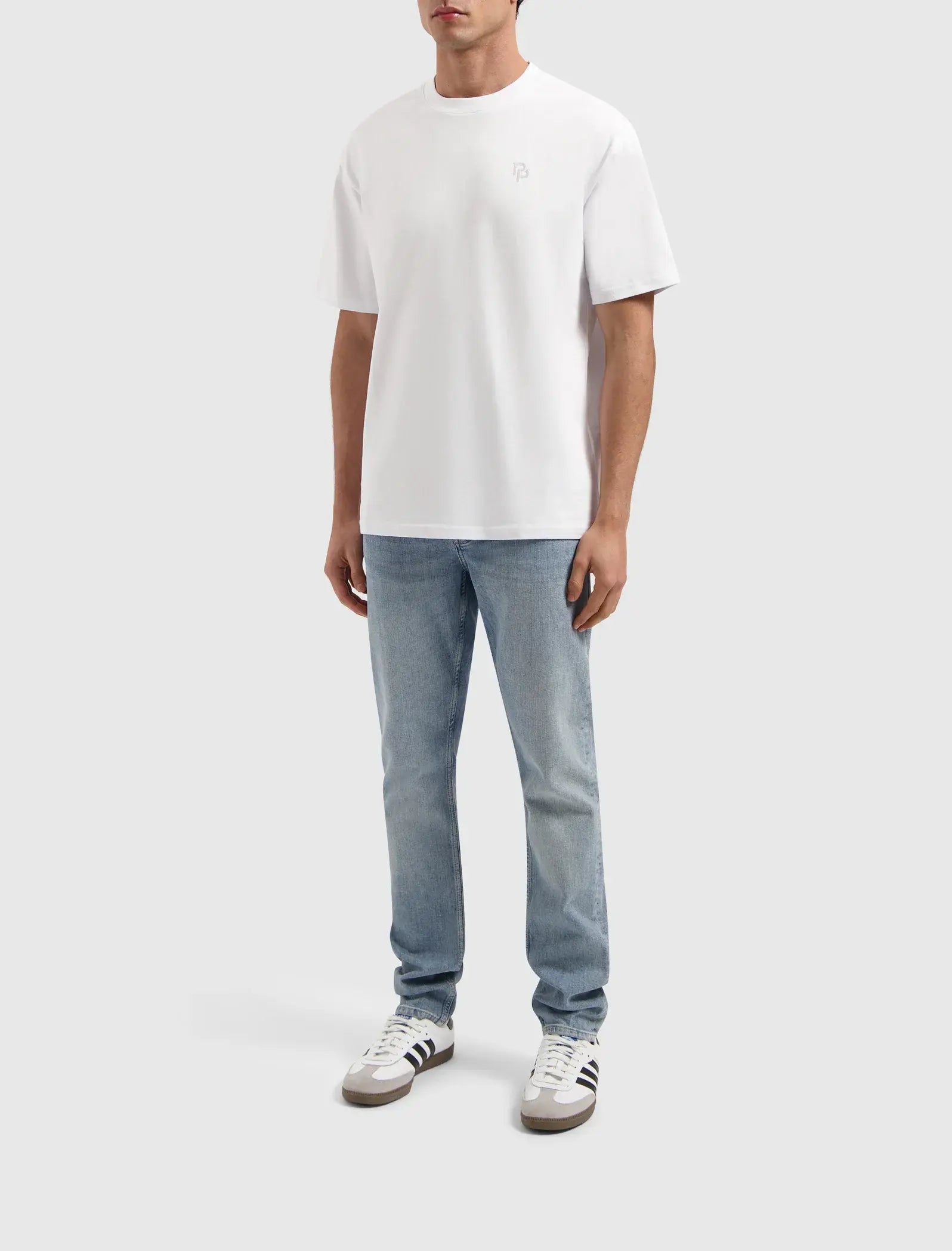 Pure Path -  Essential Initials T-Shirt - White