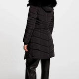 Morgan - Winterjas met riem Zwart