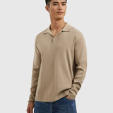 Pure Path - Braided Knit Polo Taupe