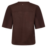Tramontana - Short sleeve sweater chocolade bruin 