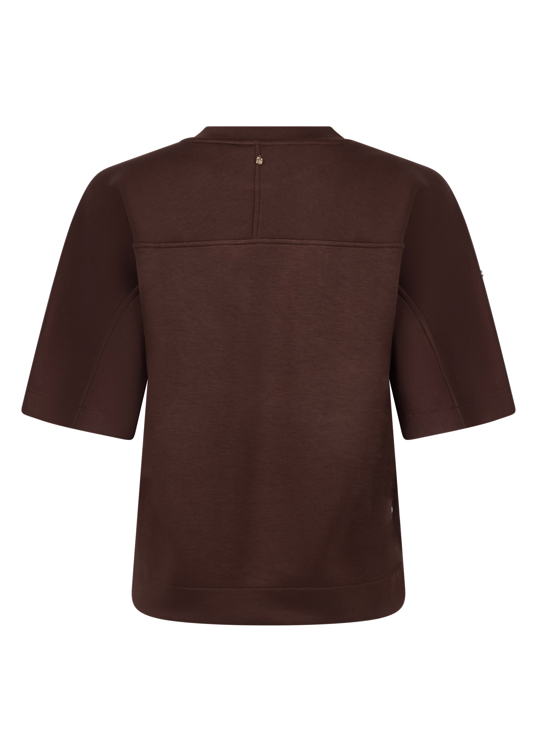 Tramontana - Short sleeve sweater chocolade bruin 