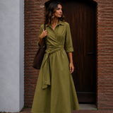 Jurk - Julia Olijf Groen