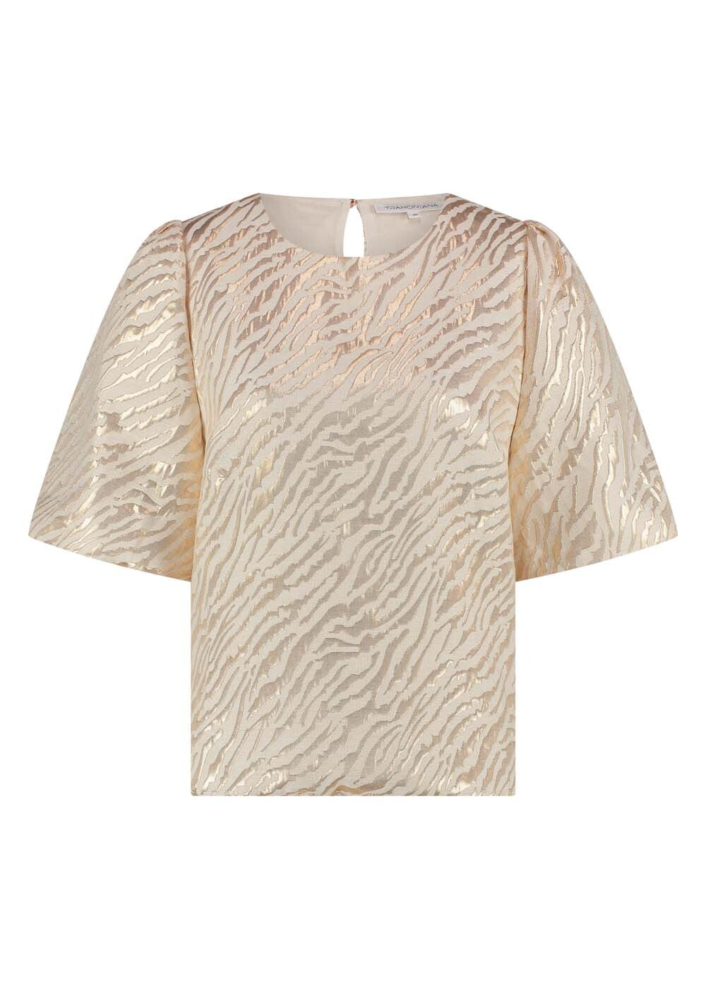Tramontana - Balloon Sleeve top Gold