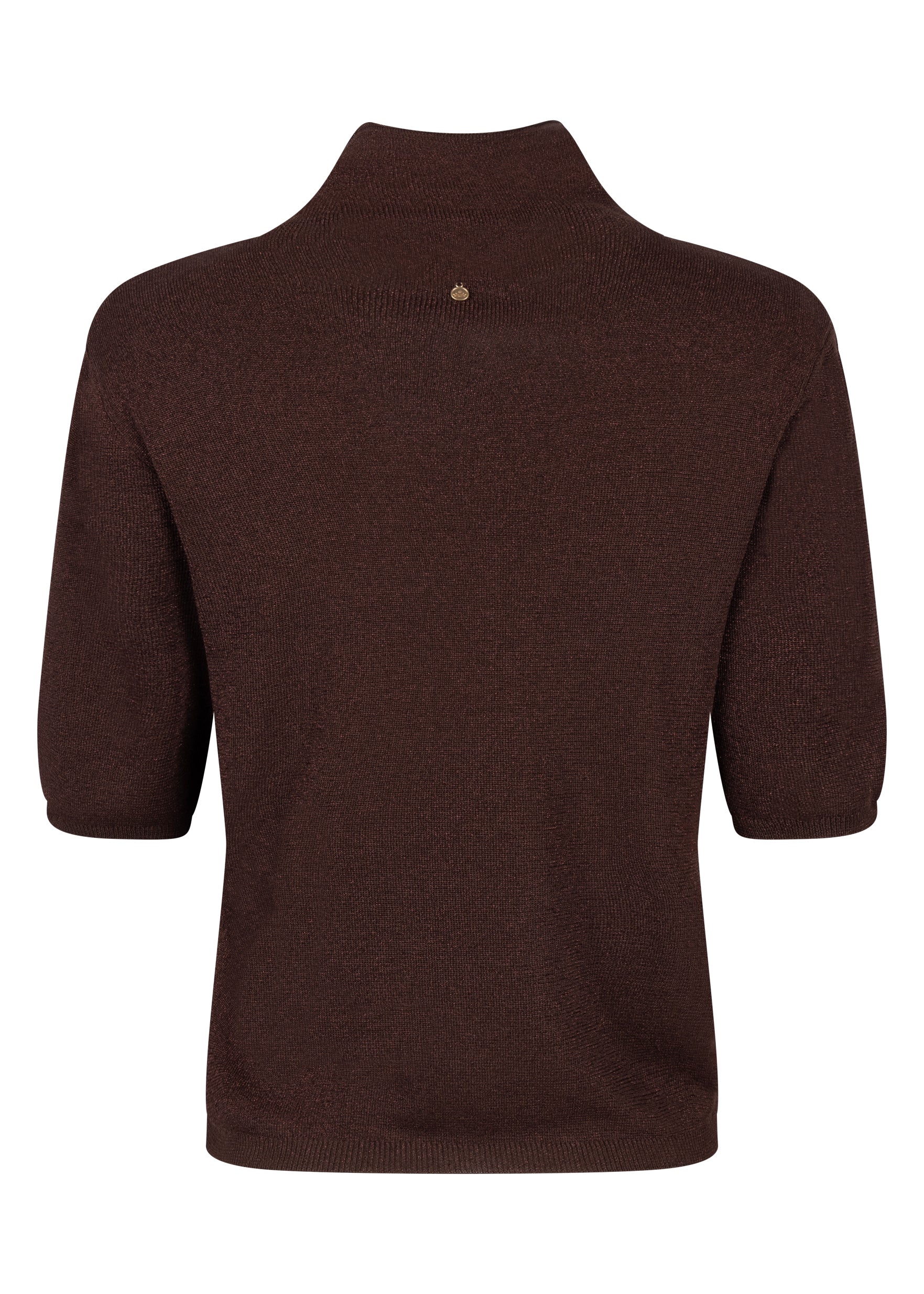 Tramontana - Short Sleeve Jumper Shawl Bruin