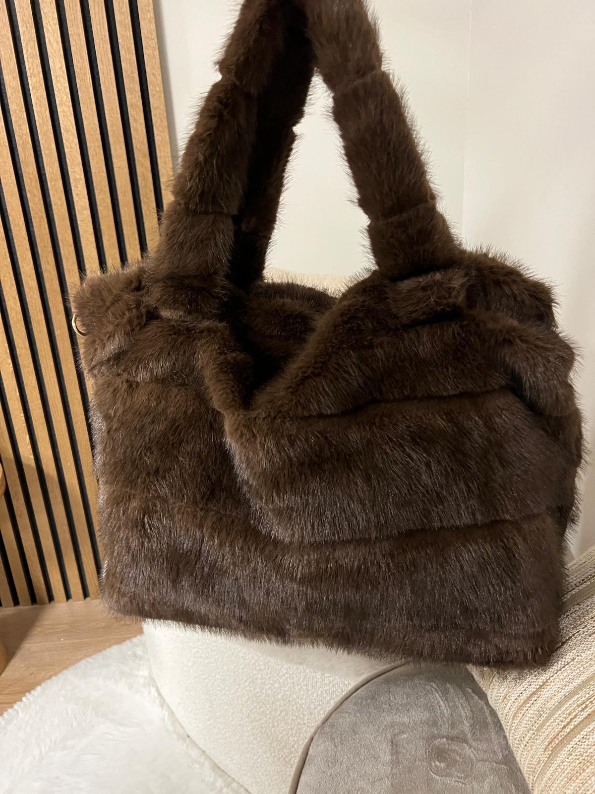 Bag - Luca Fluffy Brown