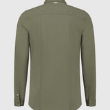 Purewhite - Blouse Pique Button Up Shirt