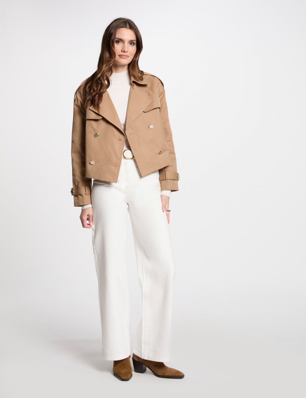 Morgan - Short Trenchcoat Camel
