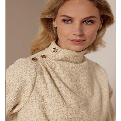 Tramontana -  Lurex Boucle Sweater E03 - 18 - 601