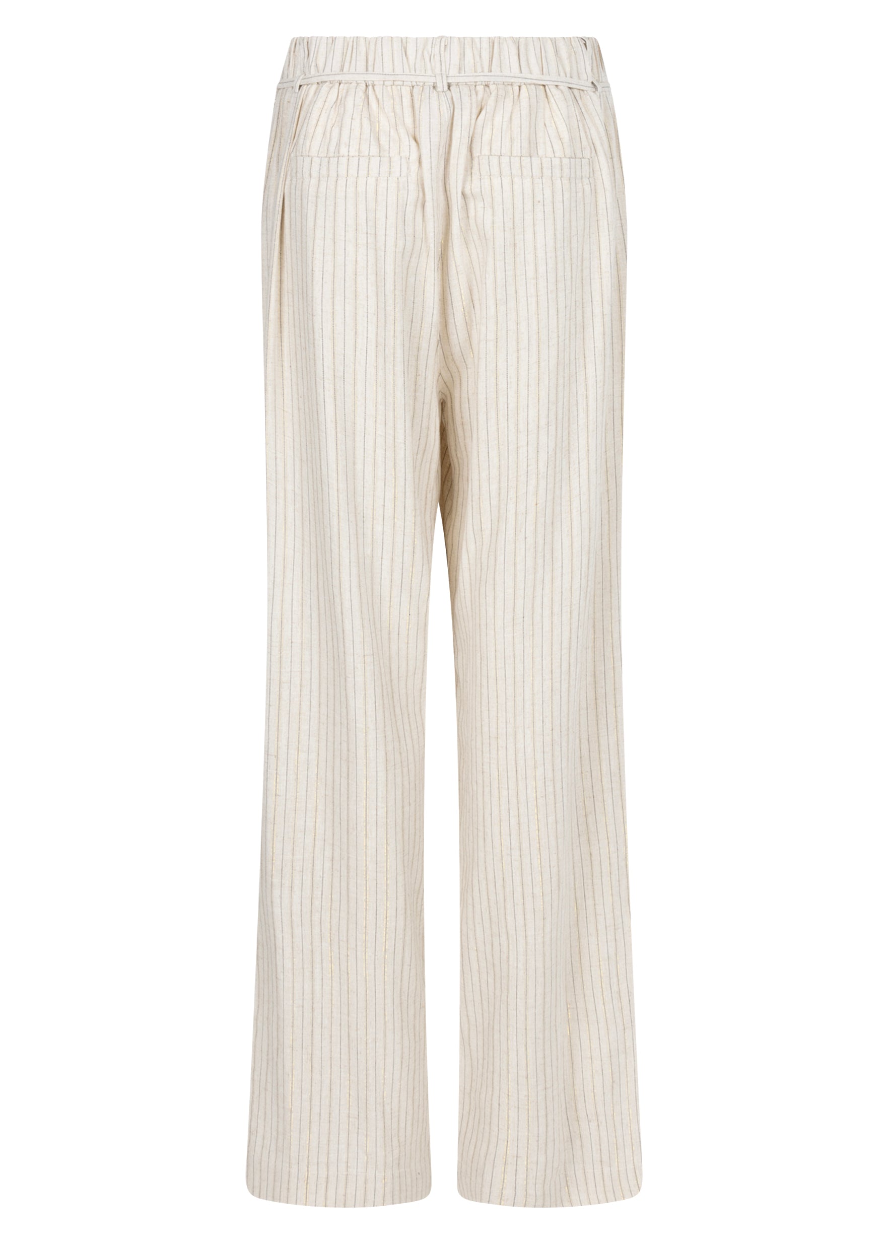 Tramontana - Lurex Striped Wide-Leg Trousers