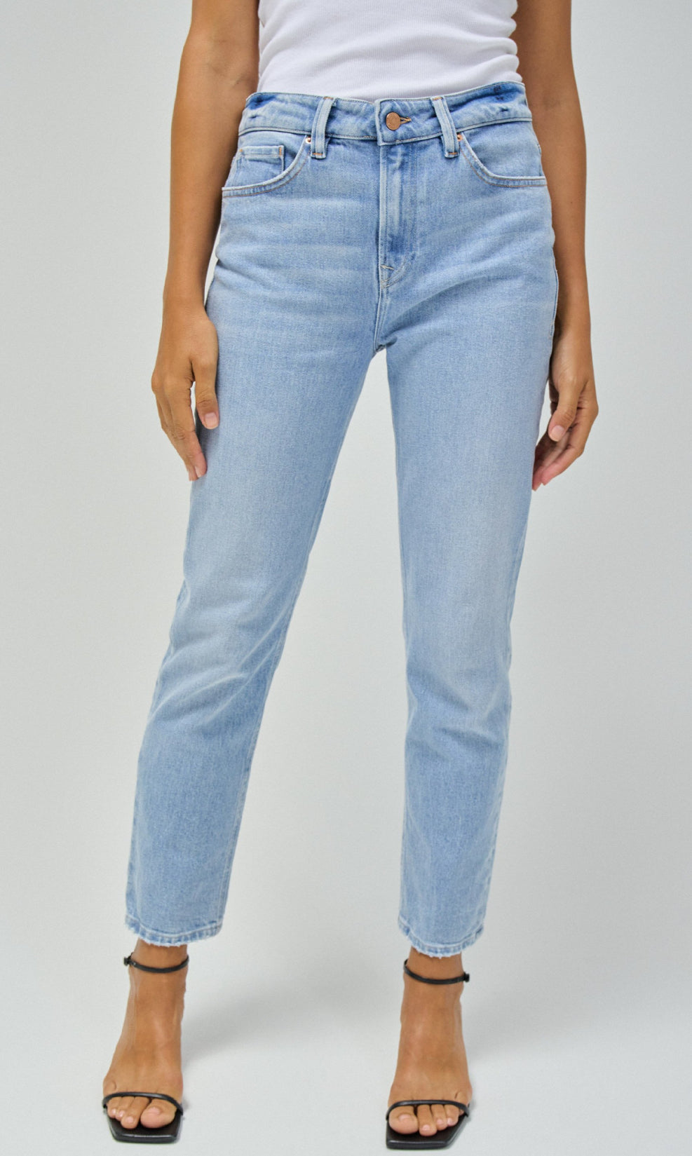 Salsa jeans - True Cropped slim jeans light blue