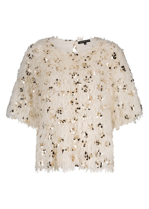 Tramontana - Top Feathered Sequin