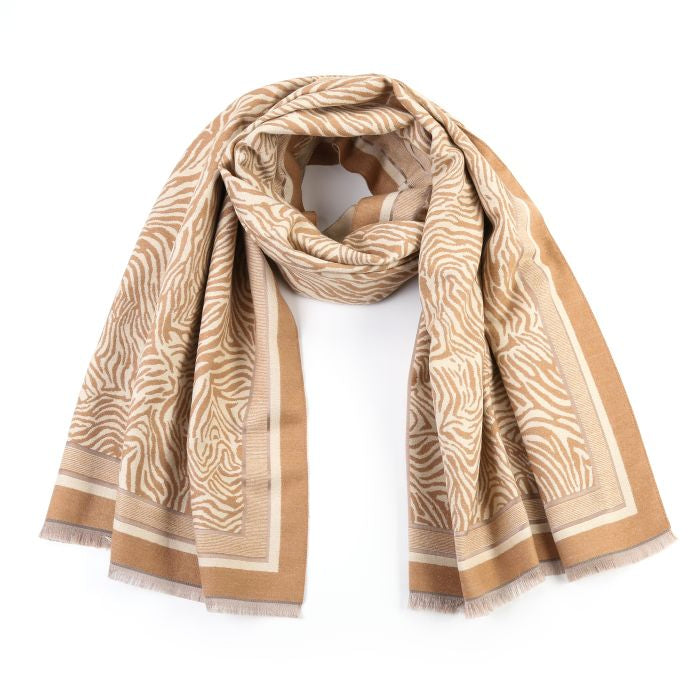 Sjaal - Zebra Camel