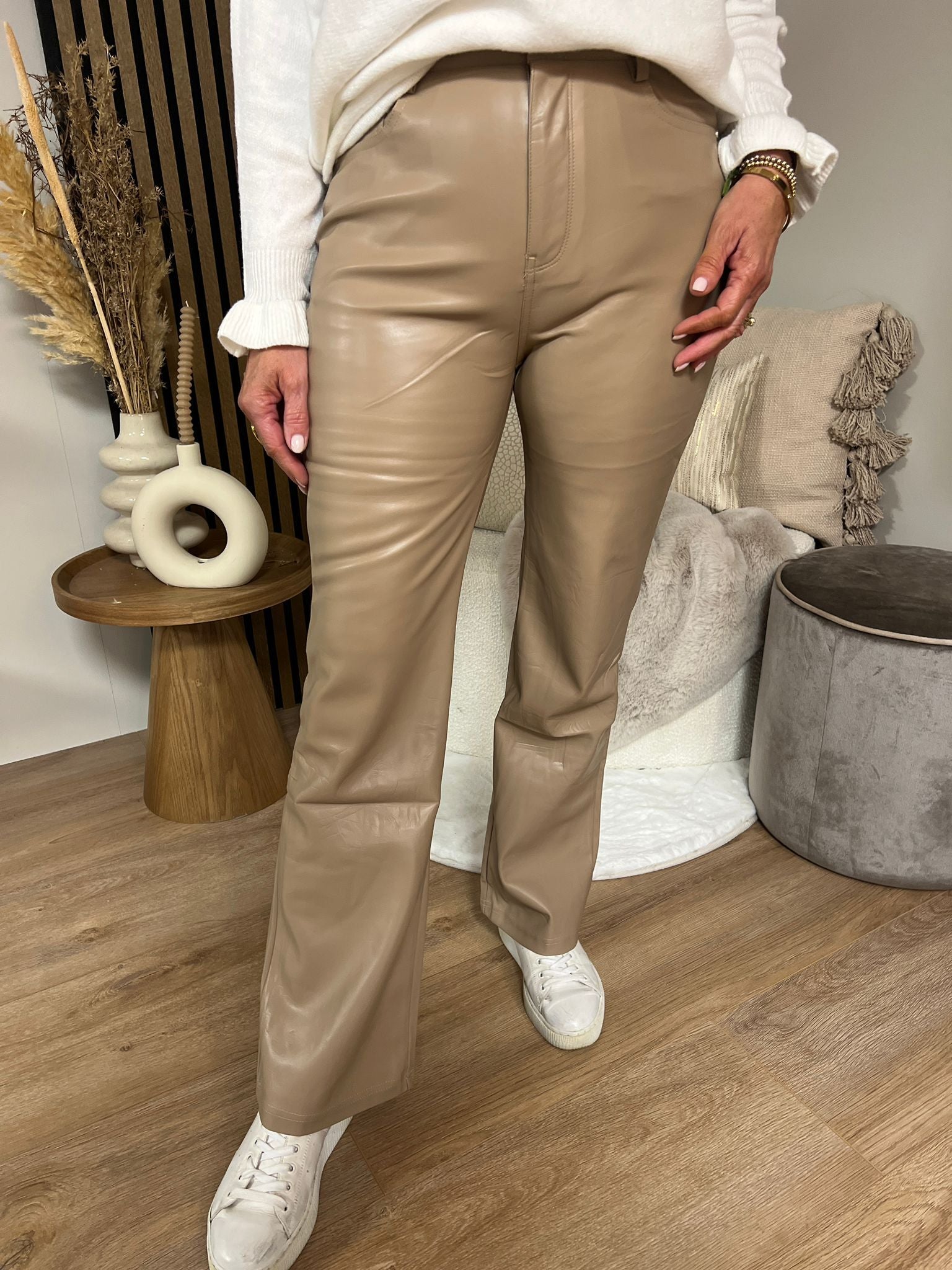 VS Miss - PU pants straight fit