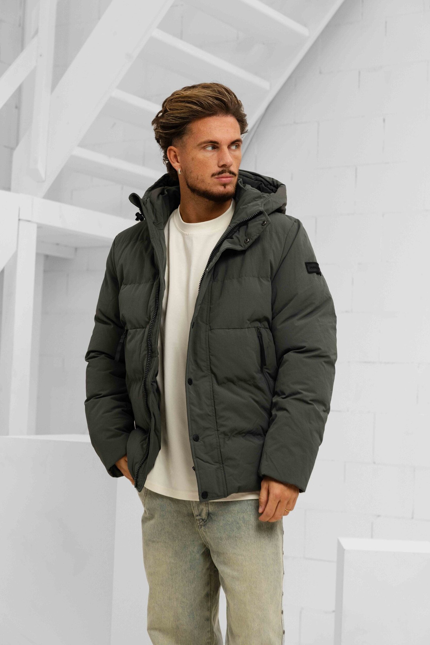 Pure Path - Winterjas Green Puffer jacket 