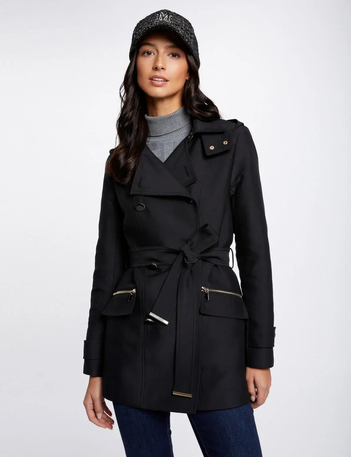 Morgan - Trenchcoat Gladia donker blauw