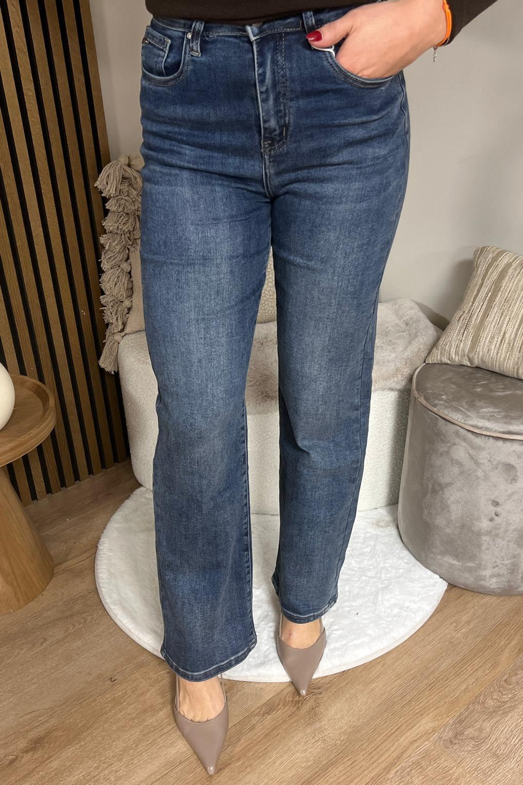 Jeans - Joy Wide Leg Blue