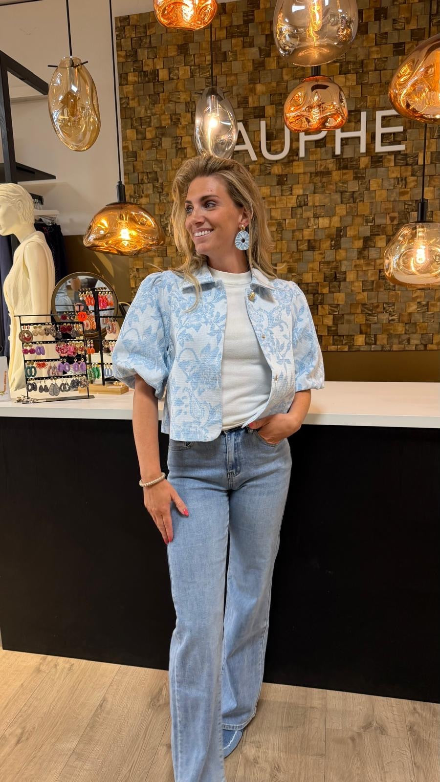 Tramontana - Jacket Blue Floral