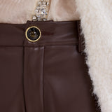 Tramontana - PU Broek Barrel Bruin