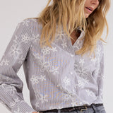 tramontana - Embroided Blouse Rhinestone