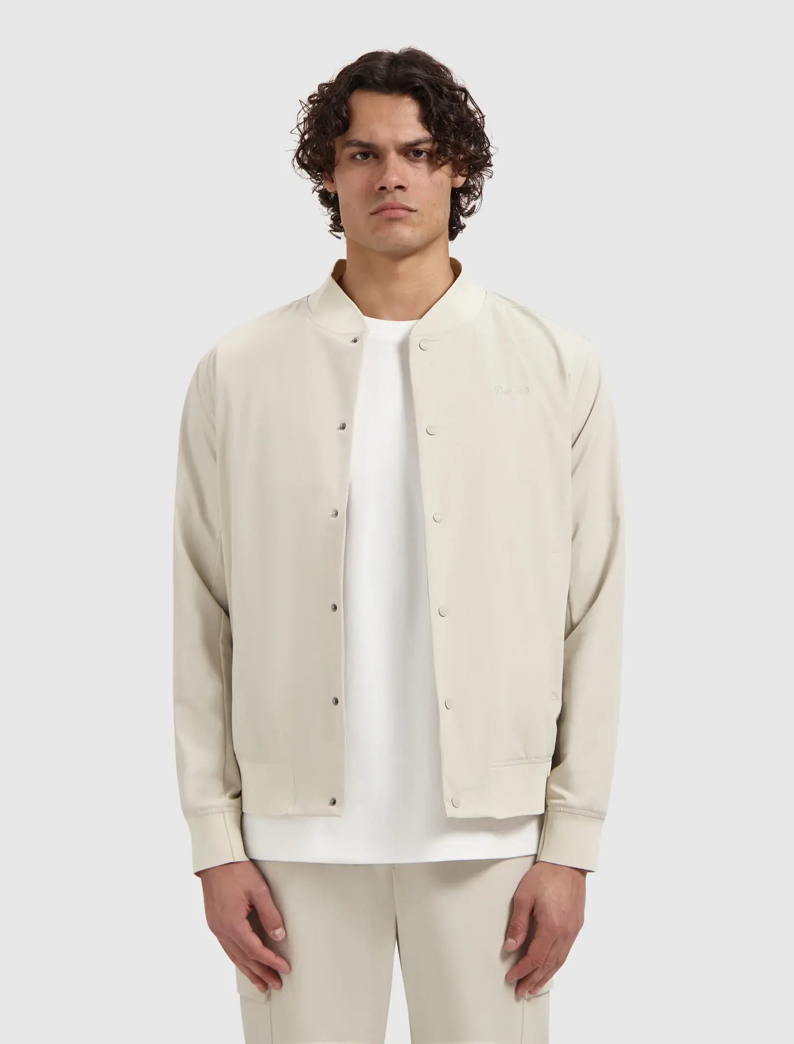 Pure Path - Travel Stretch Bomber Jacket Sand