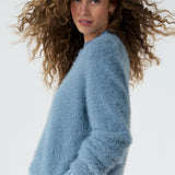Tramontana -  Trui fluffy Blauw