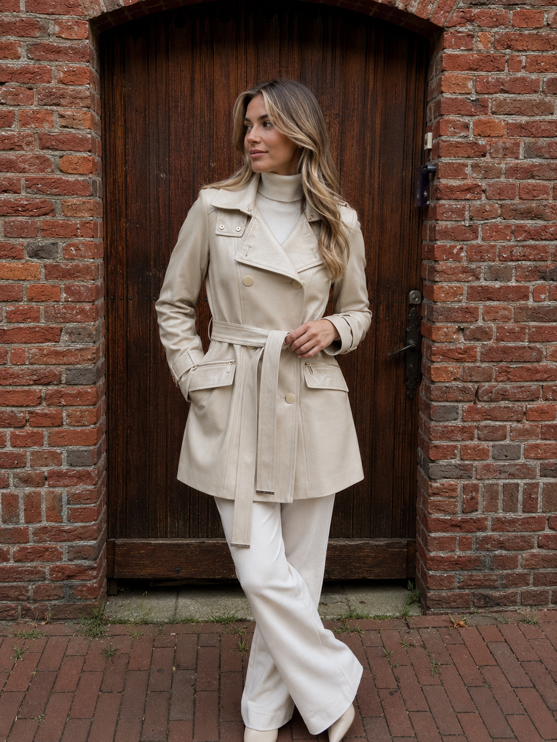 Morgan - Trenchcoat Gladia Beige