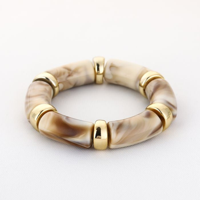 Armband - Beige Gold