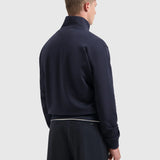 Pure Path - Embroidery half zip sweater