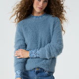 Tramontana -  Trui fluffy Blauw