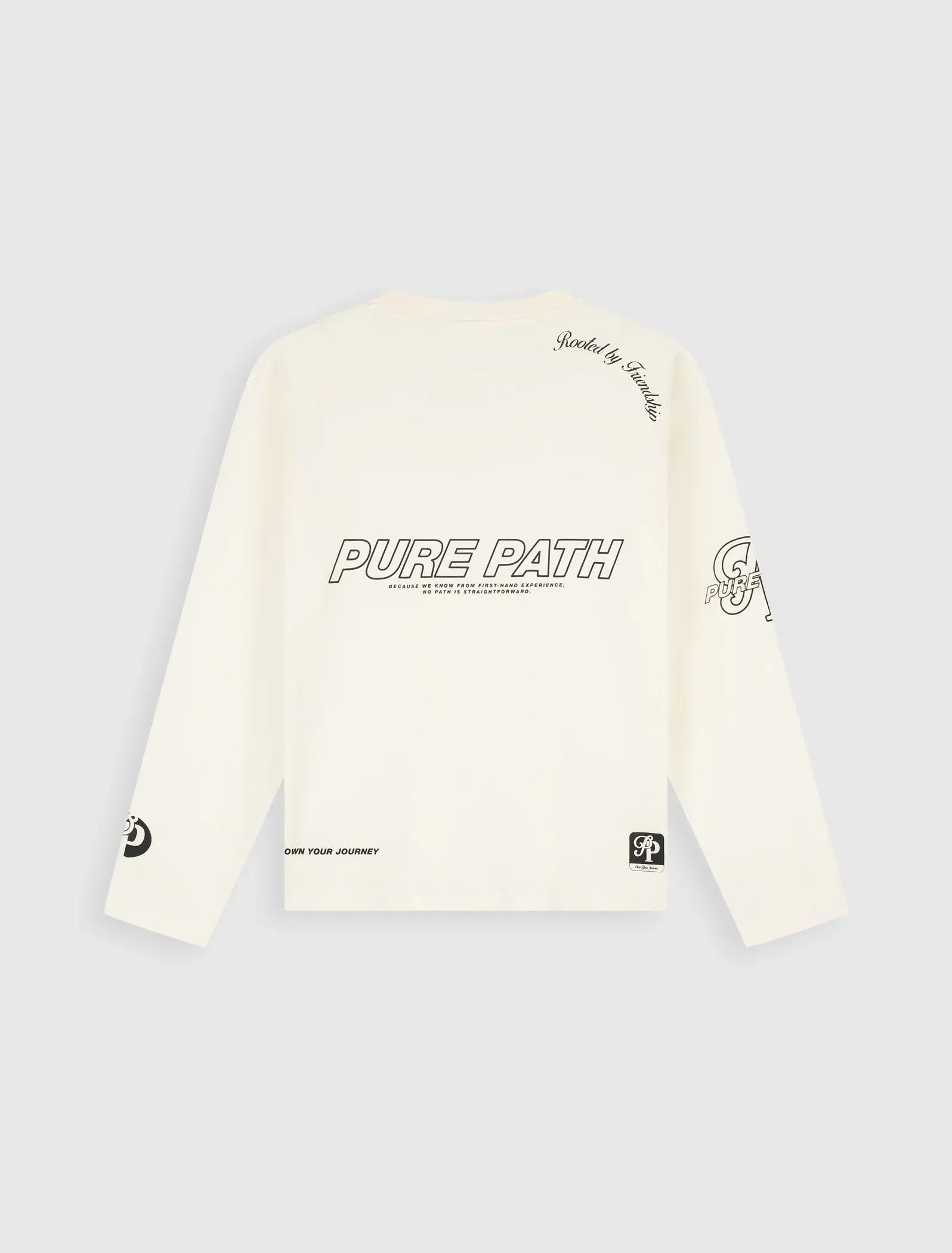 Pure Path - United Longsleeve T-shirt Ecru