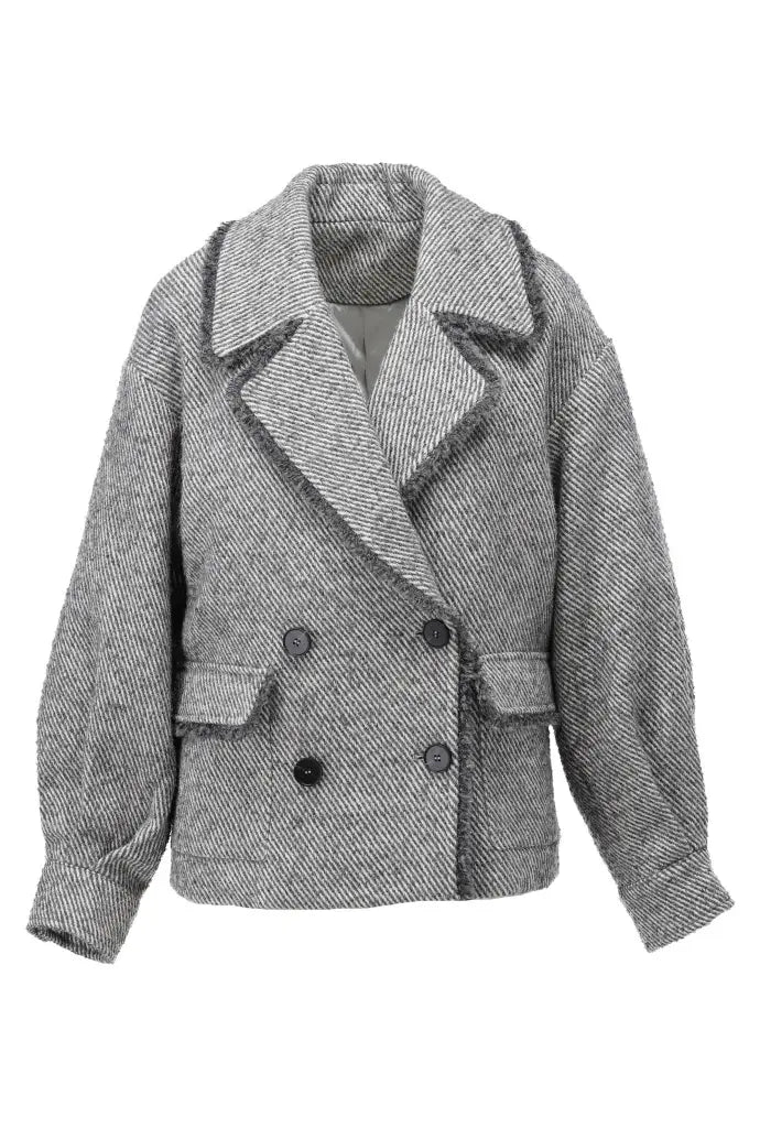 K-Design - B905 - Tweed-Look blazer jas
