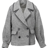 K-Design - B905 - Tweed-Look blazer jas