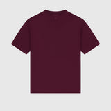 Pure Path - Essential Initials T-shirt Bordeaux