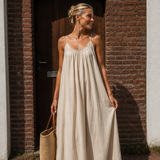 Jurk Katoen - Feline Soft beige