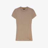 Nikkie - Jofli Lurex top Walnut